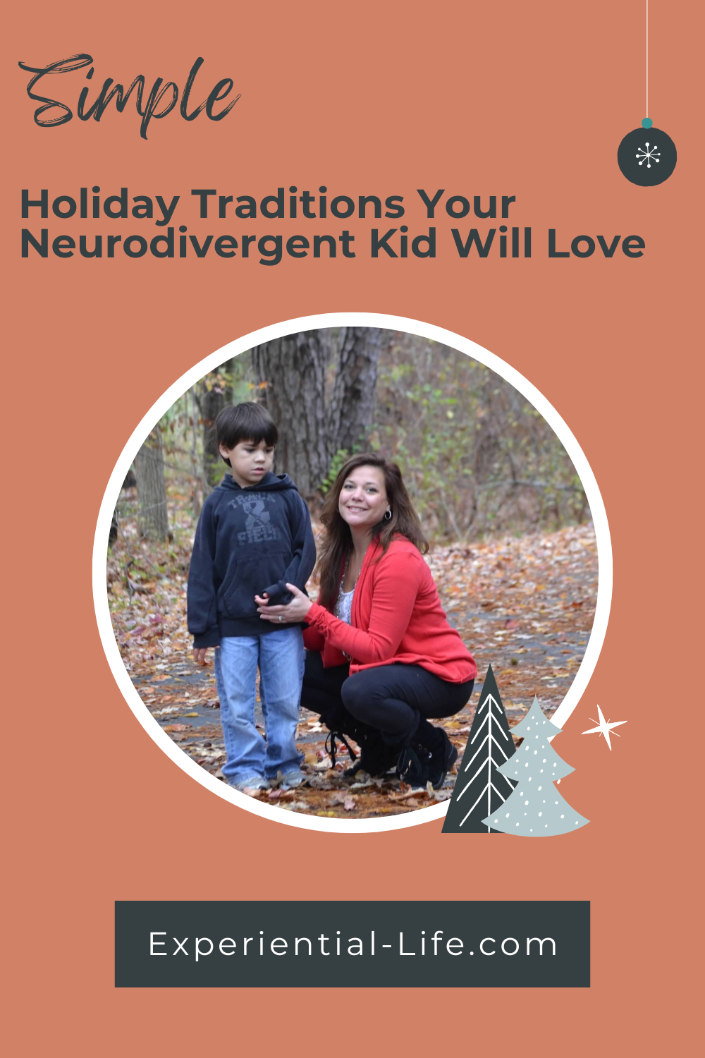 Orange Holiday Blog Promotion Pinterest Pin